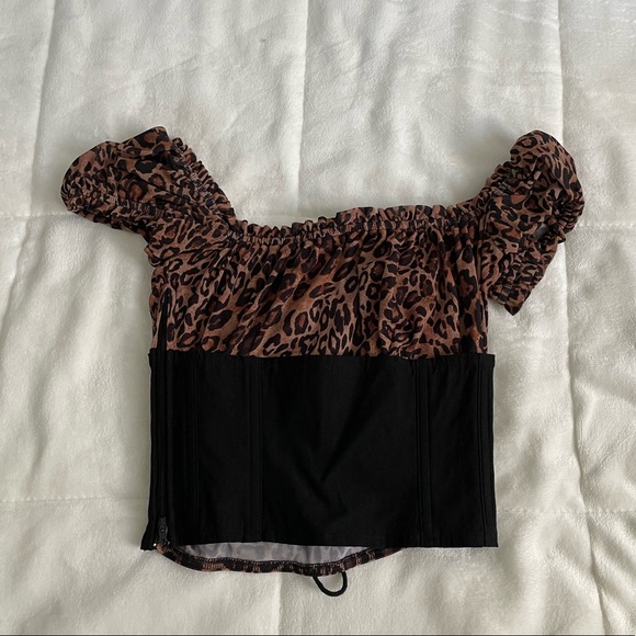 I.AM.GIA leopard print corset top - Picture 4 of 7